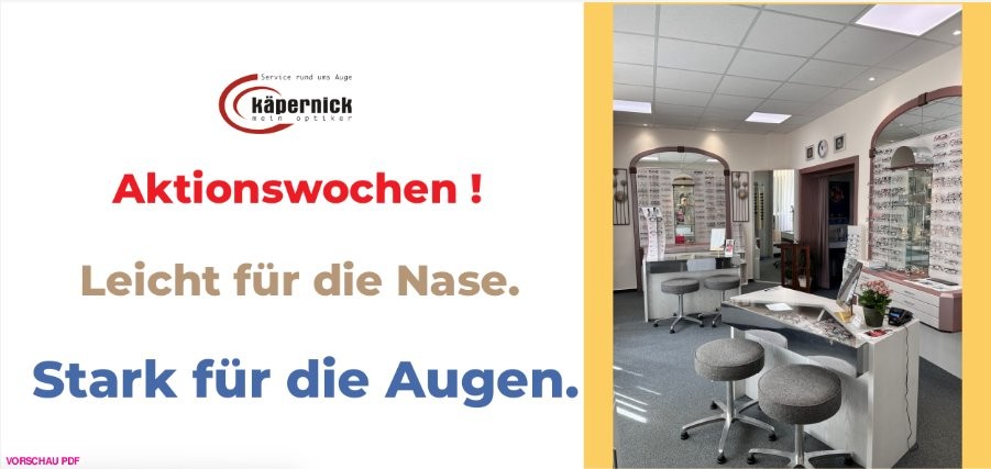 Unsere Angebote - Brillen Käpernick - Ihr Augenoptiker in Pritzwalk